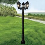 Palo Gigi bisso/saba 3l da terra in resina 3W 800lm 2700K 3xE27 con diffusore in polimetilmetacrilato - Fumagalli