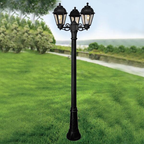 Palo Gigi bisso/saba 3l da terra in resina 3W 800lm 2700K 3xE27 con diffusore in polimetilmetacrilato - Fumagalli - immagine 1