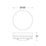 Lampadina LED con attacco GX53 10W 1290lm 2700K-4000K-6500K - Fumagalli - immagine 3