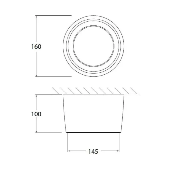 Faretto superficiale da soffitto Livia 160 in resina 7W 920lm 2700K-4000K-6500K 1xGX53 con diffusore in plastica - Fumagalli - immagine 2
