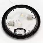 Plafoniera rotonda Umberta in resina con attacco 2XE27 con diffussore in polimetilmetacrilato - Fumagalli - immagine 2
