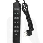 Multipresa 6 posti con 2 USB e cavo da 1,5m - Wiva