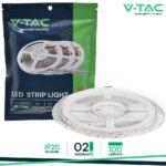 Bobina 5m striscia LED 60LED/m 4.2W/m 420lm/m 120° IP20 - V-tac