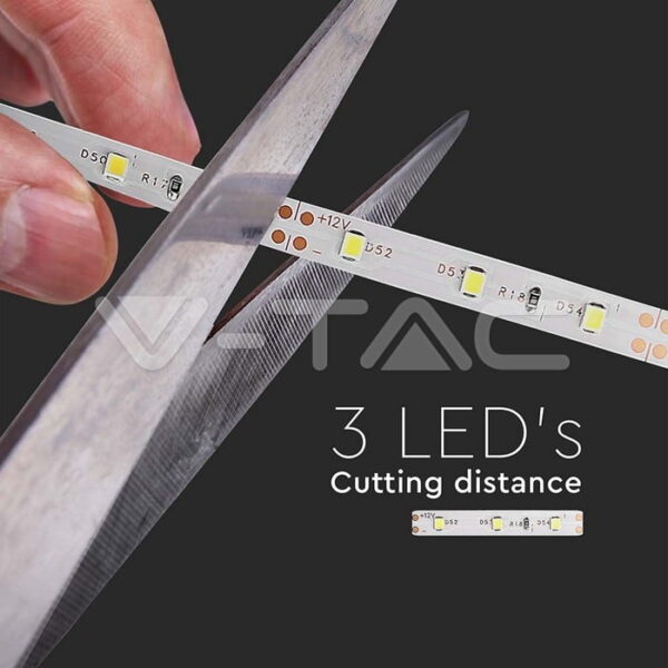 Bobina 5m striscia LED 60LED/m 4.2W/m 420lm/m 120° IP20 - V-tac - immagine 5