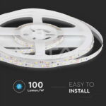 Bobina 5m striscia LED 60LED/m 4.2W/m 420lm/m 120° IP20 - V-tac - immagine 2
