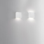 applique led esterno bianco e bi emissione e mono emissione su parete