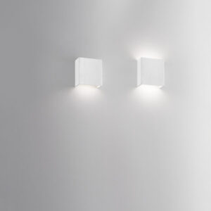 applique led esterno bianco e bi emissione e mono emissione su parete