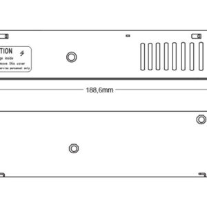 dimensioni alimentatore led 12V 24V 100W ledco
