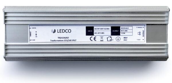 alimentatore led 150W 24V uso esterno