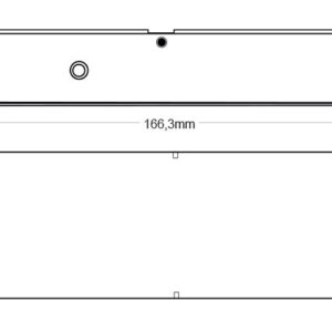disegno tecnico descrizione dimensioni alimentatore led ledco tr-12150 150W 12V