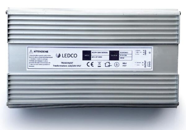 alimentATORE LED 150W 24V USO ESTERNO