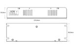 descrizione dimensioni alimentatore led 12V 250W ledco tr- 12250 e tr-24250