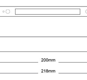 disegno tecnico descrizione dimensioni alimentatore da esterno ledco tr2430/67 24v 30w