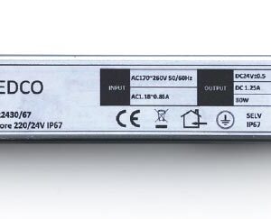 alimentatore led metallico per esterni