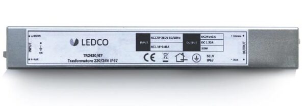 alimentatore led metallico per esterni