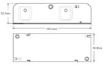 dimensioni alimentatore led tr1240 12V 40W ledco