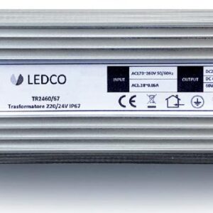 alimentatore led per luci led esterno 60W 24V