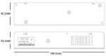 descrizione dimensioni alimentatore ledco tr48100 100w 48v
