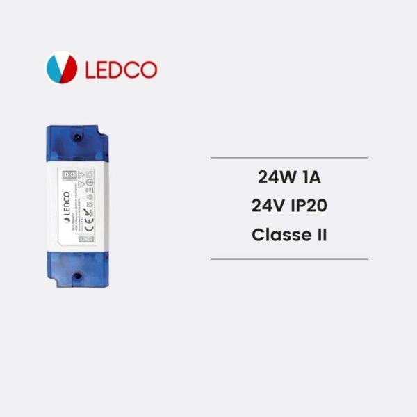 Ledco Trasformatore Led TR2424/CL2 24V Uso Interno - immagine 4