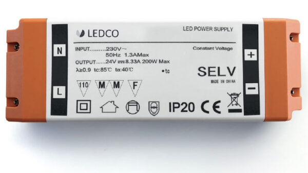 ALIMENTATORE CLASSE II 200W 24V LEDCO