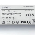 ALIMENTATORE LED 250w 24v CLASSE II LEDCO