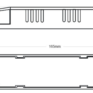 disegno tecnico alimentatore led tr24250/cl2 ledco