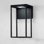 Applique LED GRIS da esterno in alluminio bianco o nero 12W IP54 3000/4000K 1390lm LED COB UGR<19 - Intec