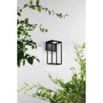 Applique LED GRIS da esterno in alluminio bianco o nero 12W IP54 3000/4000K 1390lm LED COB UGR<19 - Intec - immagine 3