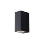 APPLIQUE LED QUBO INTEC MONO O BI EMISSIONE COLORE BIANCO NERO MARRONE