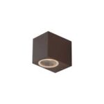 APPLIQUE LED QUBO INTEC MONO O BI EMISSIONE COLORE BIANCO NERO MARRONE
