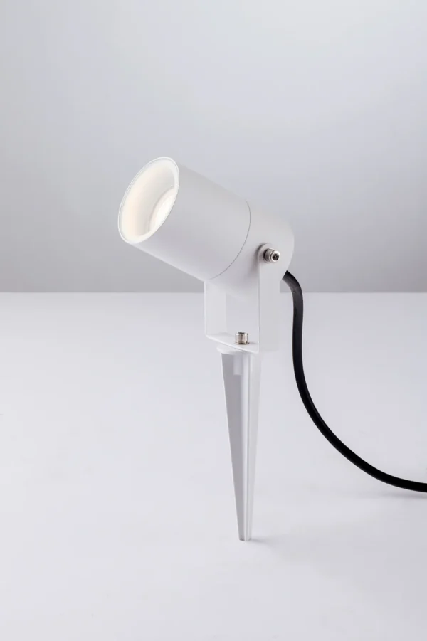 FARETTO LED AKRON DA GIARDINO CON PICCHETTO BIANCO