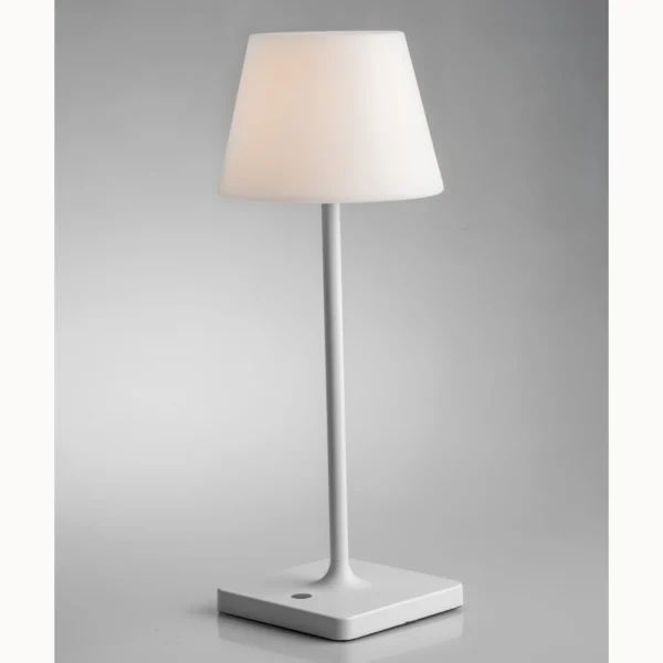 lampada led da tavolo ricaricabile jammin bianco intec