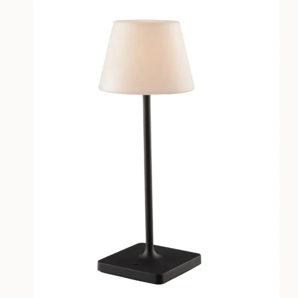 lampada da tavolo ricaricabile jammin intec nero