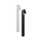 Paletto da giardino LED SINTESI in alluminio 6W 400lm IP44 Intec mm 120 x 625 h