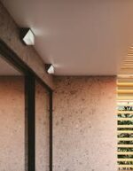 Applique LED Angolare LUXON da esterno in alluminio bianco o nero 12W IP54 3000/4000K 1550lm LED SMD UGR<16 - Intec - immagine 4