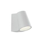 applique led da esterno sintesi intec bianco