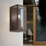 applique led mondrian intec marrone