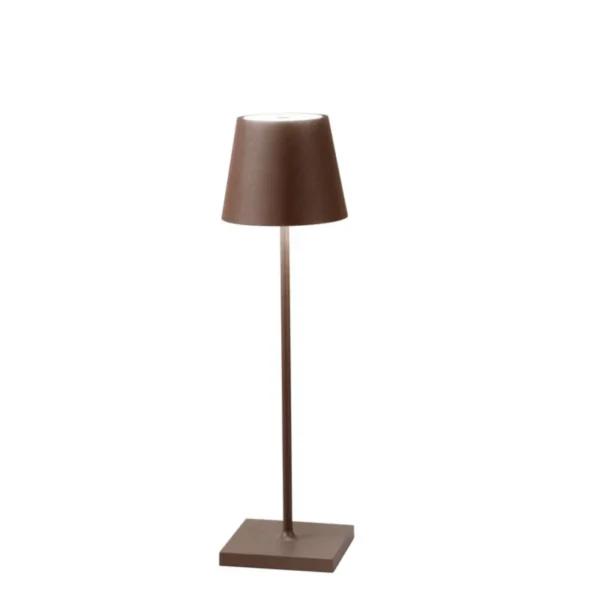 lampada led drink ricaricabile bronzo intec