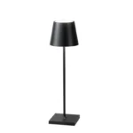 lampada led drink ricaricabile nero intec