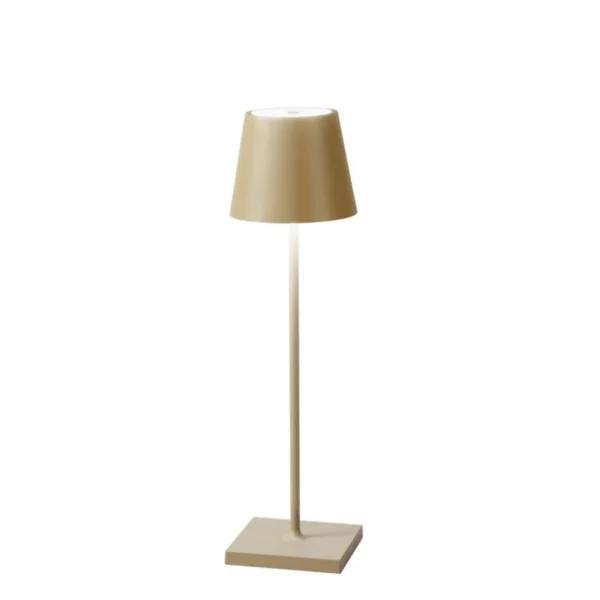 lampada led drink ricaricabile oro intec