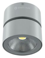 Faretto Proiettore LED Concord orientabile 15W 1255lm 3000K 40° IP20 da soffitto per interni grigio - Beneito Faure