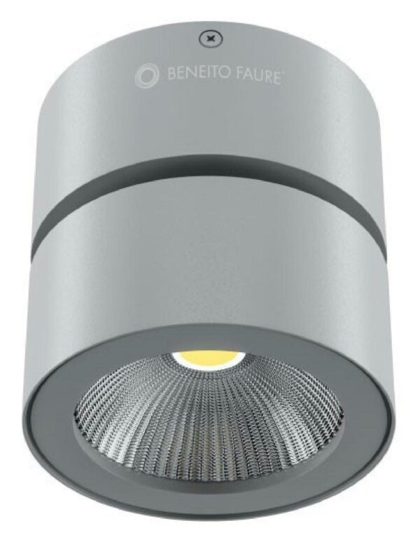 Faretto Proiettore LED Concord orientabile 15W 1255lm 3000K 40° IP20 da soffitto per interni grigio - Beneito Faure - immagine 1