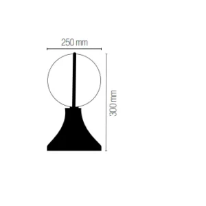 lampada-da-tavolo-led-orbit-intec-fan-europe dimensioni