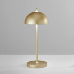 lampada da tavolo led party piccola lumetto intec oro