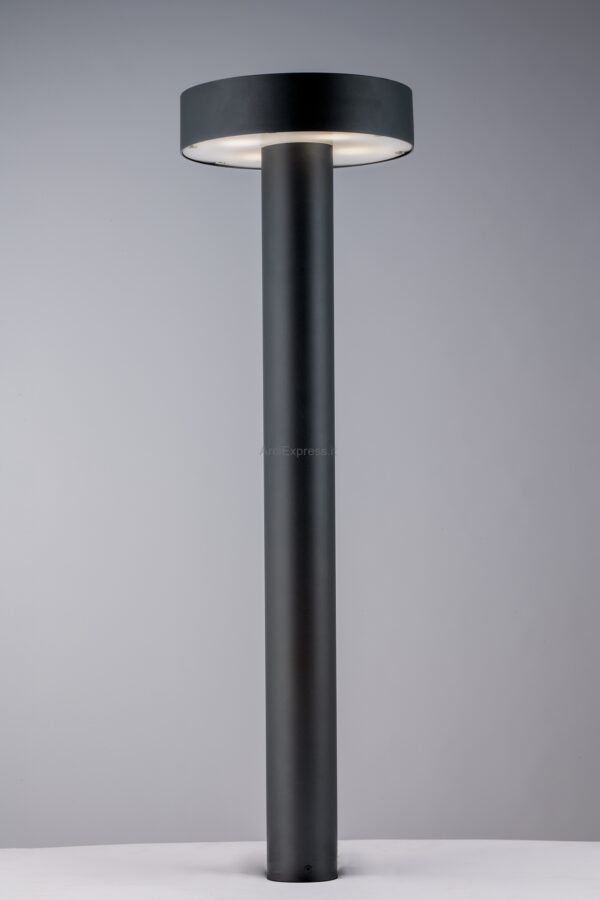 paletto-LED underwood-70-cm INTEC NERO