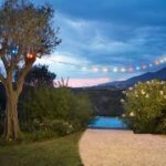 Stringa lampadine colorate E12 per esterno con cavo in PVC inclusiva di spina schuko e connettore modulabile - immagine 3