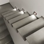 Segnapassi LED da incasso a parete BREEN 506 da esterno 4W 380lm IP65 in policarbonato rettangolare colore luce selezionabile - INTEC - immagine 4