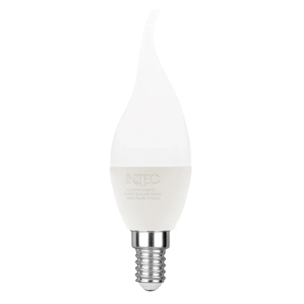 lampadine a led klassic e14 6w intec a candela
