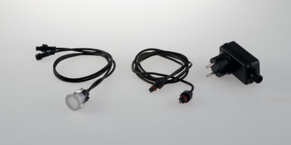 Kit 6pz Faretti da incasso RIDER a pavimento e parete da esterno 6X 0.6W 100lm 4000K 120° IP67 in lega di zinco driver incluso - Intec - immagine 2