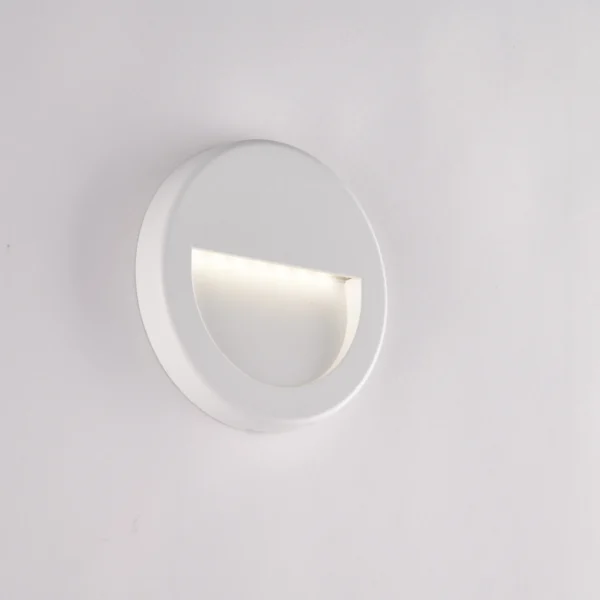 segnapassi led smile bianco intec punto led